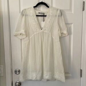 Zara White Lace Dress